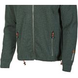 Ivanhoe vest Hadar Full Zip Rifle Green - fijne merinowol - Groen