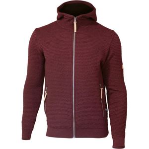 Ivanhoe vest Morel Hood Male voor heren van wol - Ruby Wine - Rood