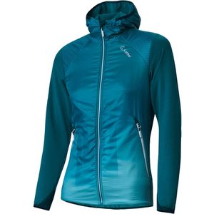 Loeffler jas voor dames W Hooded Jacket Speed Lagoon Primaloft - Blauw