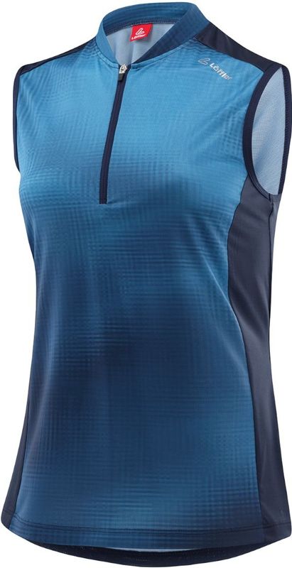 Loeffler fietsshirt mouwloos shirt W Bike Sleeveless HZ Cielo - Blauw