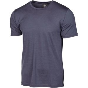 Ivanhoe t-shirt UW Ceasar Steelblue voor heren - 100% extra fijne merino wol - Blauw