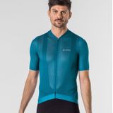 Loeffler fietsshirt korte mouwen M Bike Jersey FZ Cool Air Blue Coral - Blauw