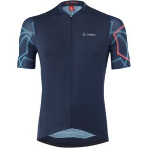 Loeffler fietsshirt korte mouwen M Bike Jersey FZ Penta Dark Blue - Blauw