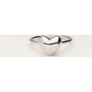 Ring mit klobigem Herz groß