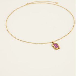 Bold Spirit Kette mit lila Amour-Charm