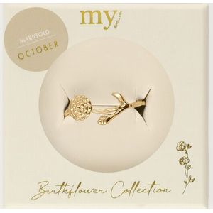 Birth Flower Ring mit Blume