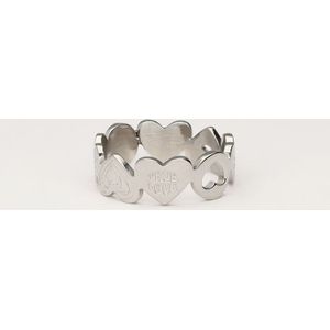 Iconic Ring mit klobigem Herz