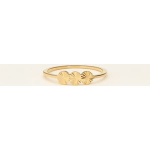 Ring mit drei Münzen