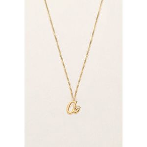 Vintage Kette mit Initialen