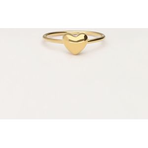 Ring mit klobigem Herz klein