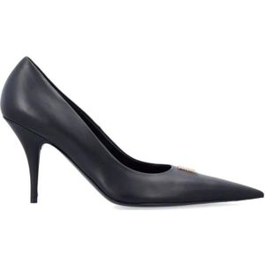 Balenciaga Hoge hakken - High Heel Black Pumps With Pointed Toe Design in zwart