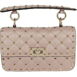 VALENTINO Hobo bags - Small Shoulder Bag Rockstud Spike in roze