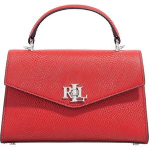 Lauren Ralph Lauren - Farrah - Handtas - Rood - Leer - 20.5 cm