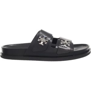 Tory Burch Sandalen - T Lock Sport Slide in zwart