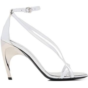 Alexander McQueen Sandalen - Sandals Silver in zilver
