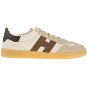 Hogan Low-Top Sneakers - Cool - Leather And Suede Trainers in beige