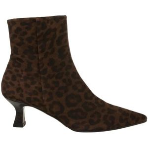BILLI BI Boots - Animal Print Ankle Boots in zwart