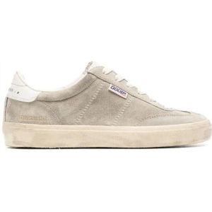 Golden Goose Low-Top Sneakers - Soft Suede Sneakers With Design And Rubber Sole in beige