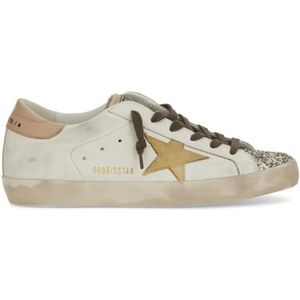 Golden Goose Low-Top Sneakers - "Superstar" Sneaker in beige