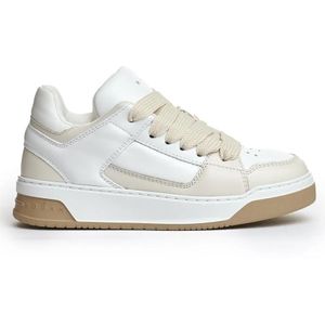 Hogan Low-Top Sneakers - Chamallow Leather White in wit