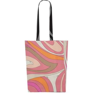 Pucci Shoppers & Totes - Silk Shopper Bag With Pattern in roze
