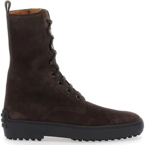 Tod's Boots - Mid-Height Block Heel Boots With Pointed Toe And S in zwart