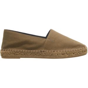 Saint Laurent Espadrilles - Gabardine Espadrille in groen