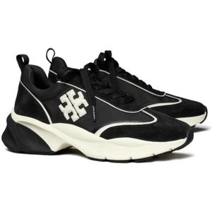 Tory Burch Low-Top Sneakers - Good Luck Trainer in zwart