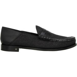 Max Mara Loafers - Strawloafer in zwart