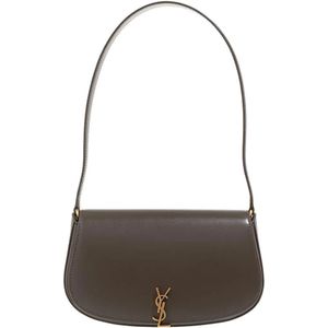 Saint Laurent Crossbody bags - Ysl Hobo Demi Lune in bruin