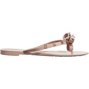 Valentino Garavani Sandalen - Thong Summer Rockstud Sandals in poeder roze