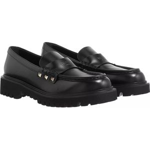 Valentino Garavani Loafers - Rockstud Mocassins in zwart
