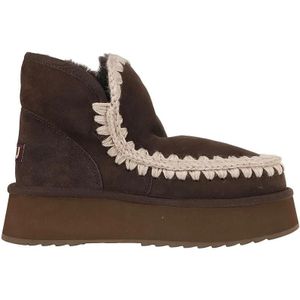 Mou Boots - Mini Eskimo Platform Boots in zwart