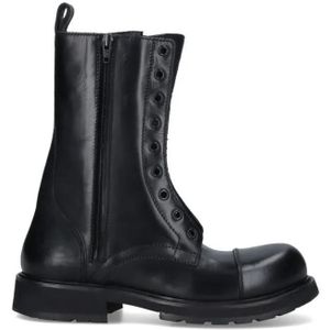 Balenciaga Boots - Ankle-High Contemporary Black Boots With Sturdy So in zwart