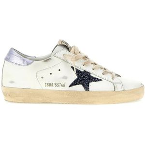 Golden Goose Low-Top Sneakers - Dames Super-Star Sneaker Wit in wit