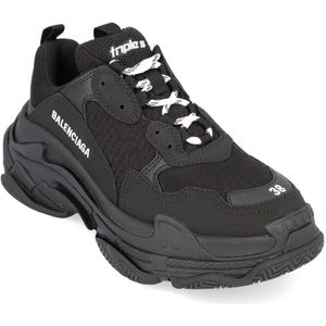 Balenciaga Low-Top Sneakers - Triple S Sneaker In Black Black in zwart
