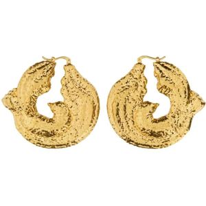 Nina Ricci Oorbellen - Twisted Earrings in gold