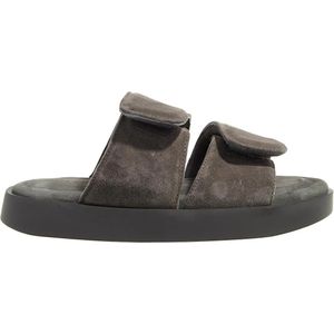INUIKII Slippers & Mules - Classic Suede Velcro in taupe