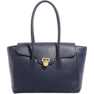 Lauren Ralph Lauren - Tnnr Lg Schl-Satchel - Handtas - Blauw