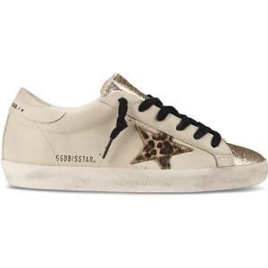 Golden Goose Low-Top Sneakers - Dames Super-Star Sneaker Beige in beige