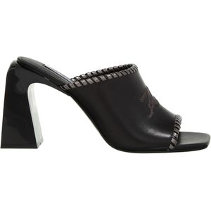 Karl Lagerfeld Sandalen met hak - Astra Nova Whipstitch Slide in zwart