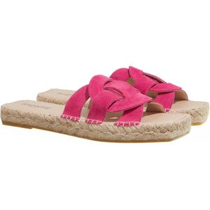 Espadrij l’originale Sandalen - Tours Velour in roze