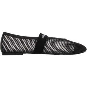 Karl Lagerfeld Ballerinas - Karo Mesh Pump in zwart