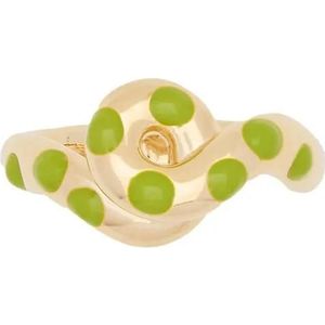 Bea Bongiasca Ringen - Chonky Wave Polka Dots Ring in gold