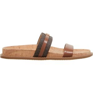 Michael Kors Sandalen - Mandy Flat Sandal in bruin