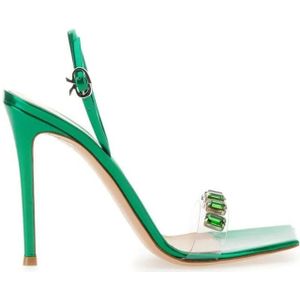 Gianvito Rossi Sandalen - Candy Ribbon Sandal in groen