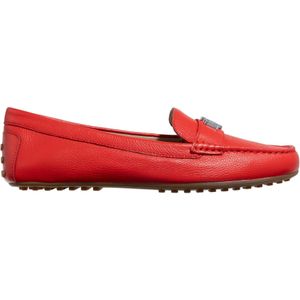 Lauren Ralph Lauren Loafers - Barnsbury-Flats-Driver in rood