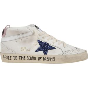 Golden Goose Low-Top Sneakers - White Mid Star Sneakers in wit