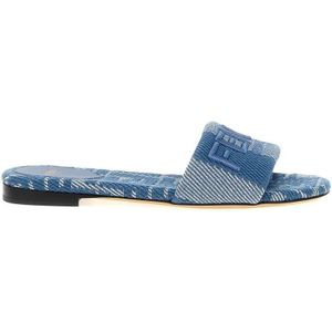 Fendi Sandalen - ' Sunshine' Slides in blauw