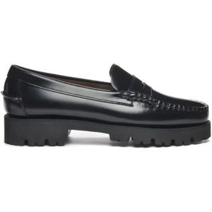 Sebago - Dan Lug - Instapper - Black - Leer